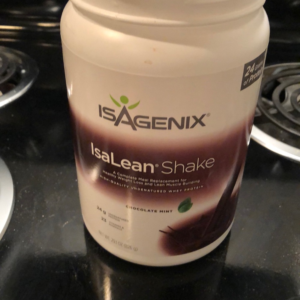 Isagenix IsaLean Chocolate Mint - 1/2 full